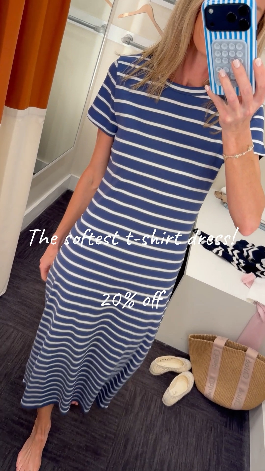 Size up one for length and a non Clingy fit! 
In a M!

LTk20 for 20% off

#LTKxMadewell