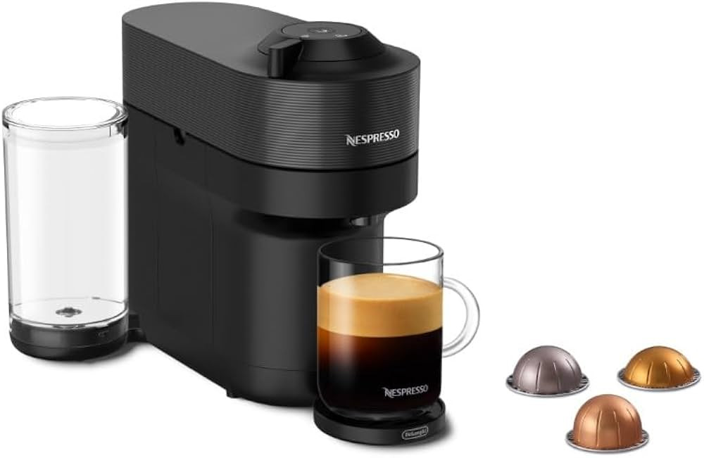 Nespresso Vertuo Pop+ Coffee and Espresso Machine by De'Longhi, Liquorice Black | Amazon (CA)