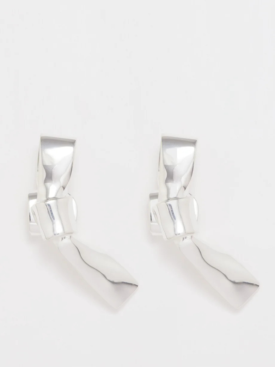 Cravat small sterling-silver earrings | Matches (US)