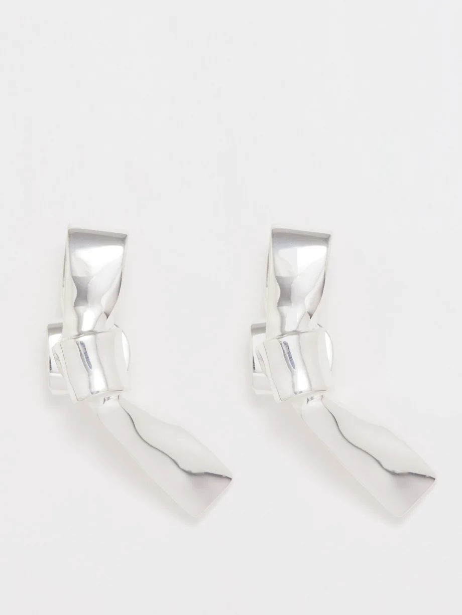 Cravat small sterling-silver earrings | Matches (US)