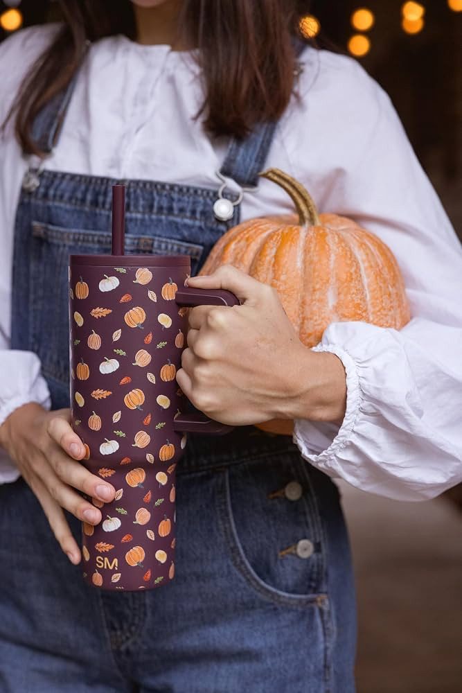 Simple Modern Halloween Tumbler with Handle | 40oz | Pumpkins | Amazon (US)