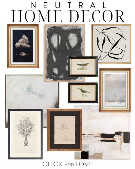 Neutral home decor! Loving the black accents in these pieces 🖤

McGee and co, target, Etsy, Kirkland, Amazon, moody art, budget friendly art, modern art, transitional art, abstract art, framed art, traditional art, landscape art, wall decor, canvas art, bedroom, living room, dining room, entryway, hallway


#LTKhome #LTKunder100 #LTKstyletip
