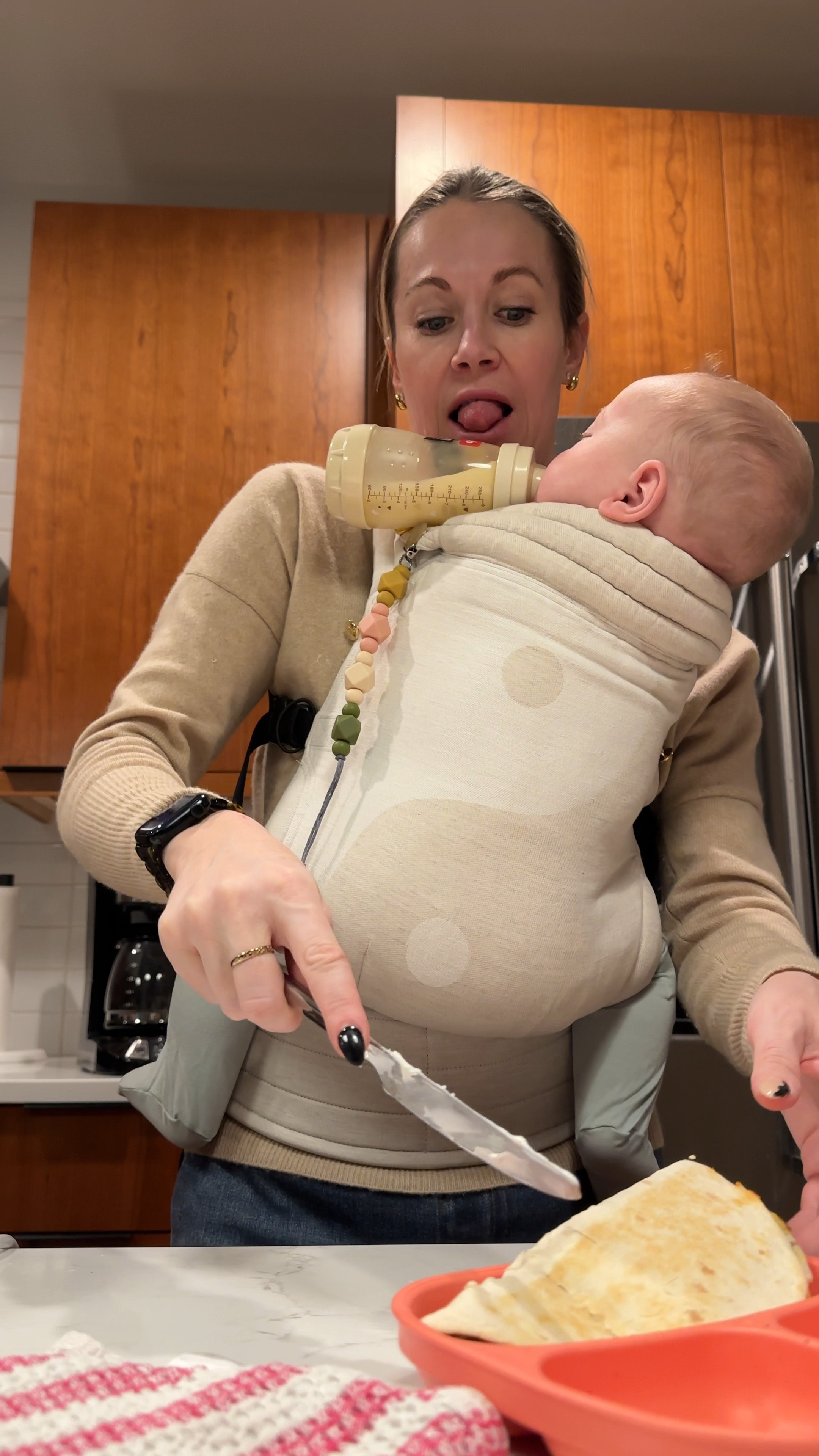 while yes, ya girl was on the struggle bus trying to get dinner ready for baby number 1, baby number 2 was enjoying his favorite formula Bobbie 🥰 

#LTKBaby #LTKBump #LTKFamily