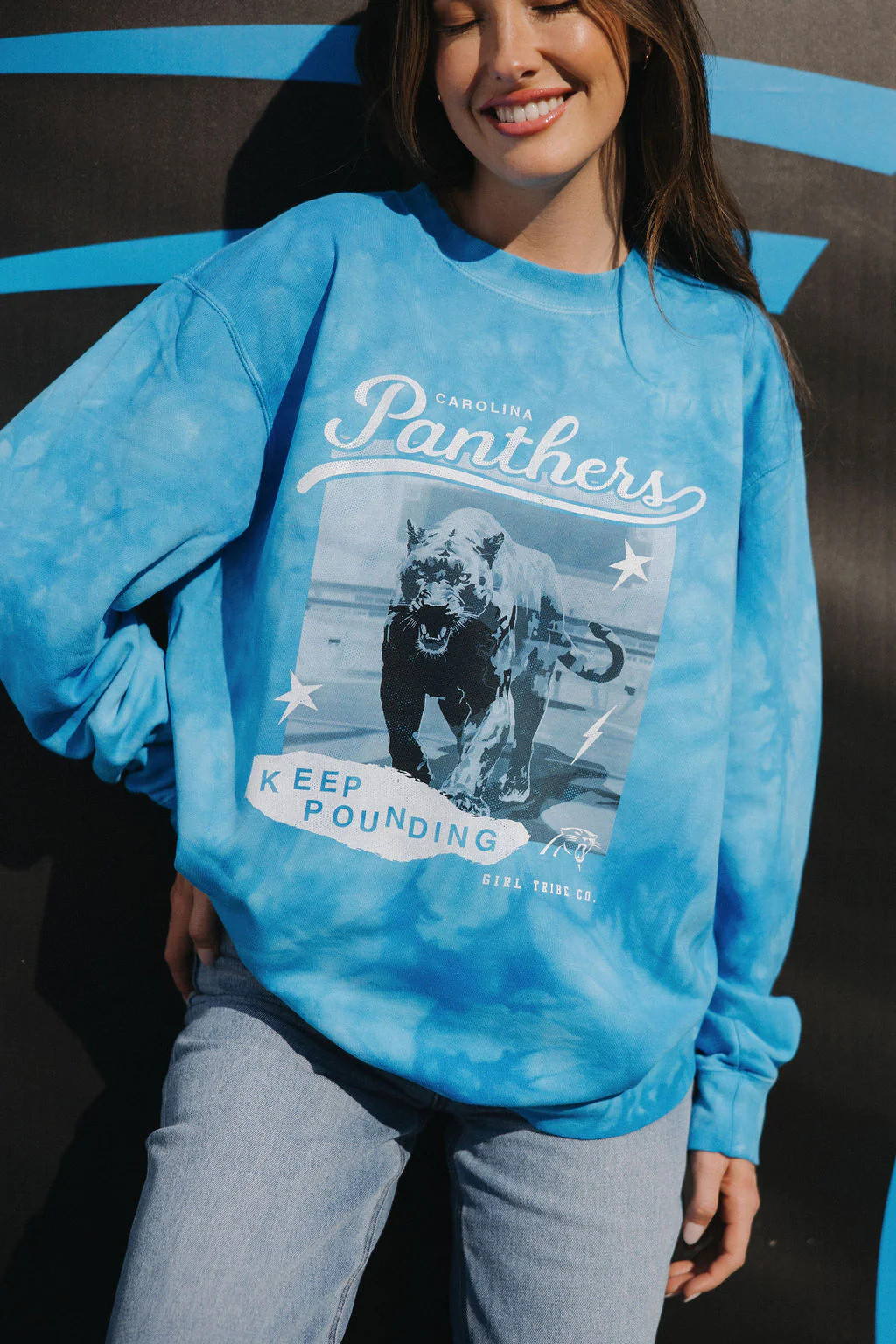 Keep Pounding Tie Dye Sweatshirt - Girl Tribe Co. | Girl Tribe Co.