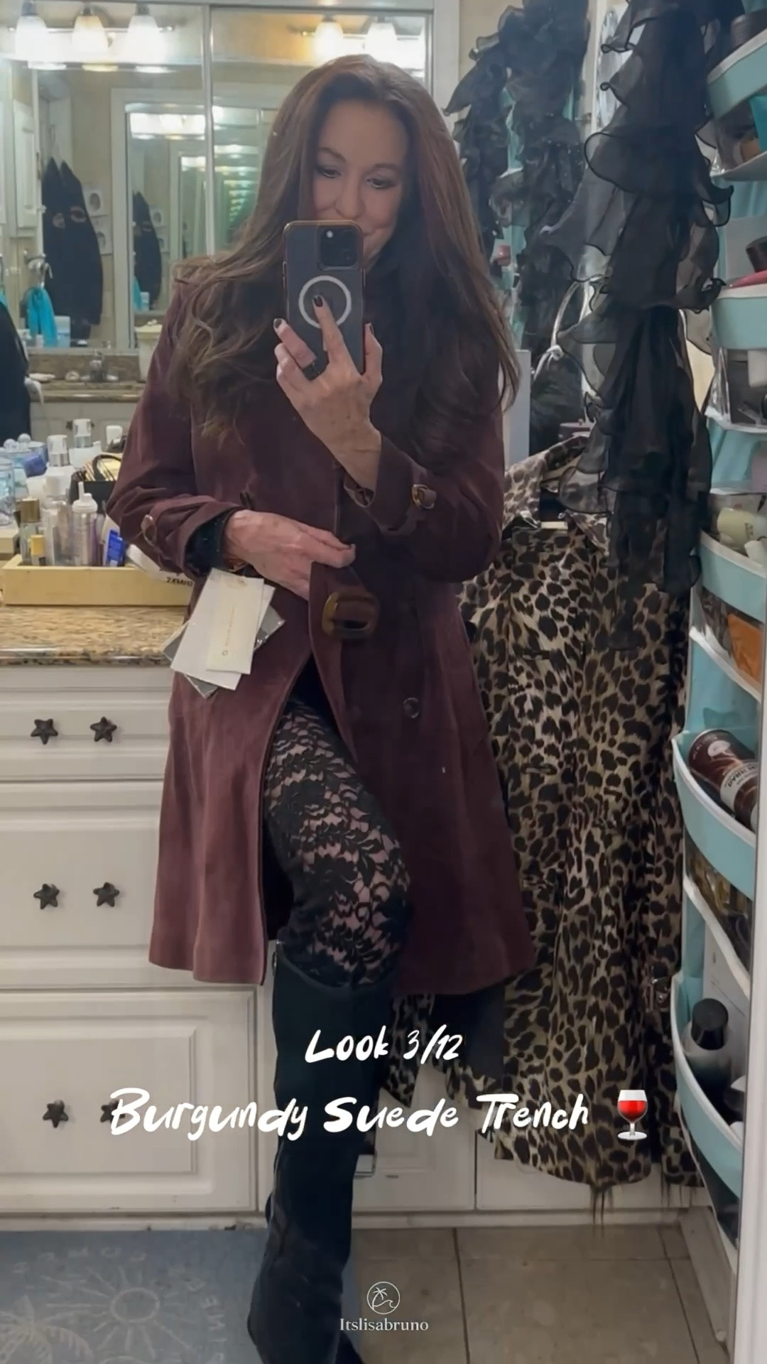 Layering my burgundy suede trench from Terry Lewis Classic Luxuries over my @Revolve  x Superdown catsuit — part of my 12 looks series! 

This coat is an XS, and I wear a Medium. You can find it for sale in my @sourgrapes2 Poshmark closet. One versatile trench, endless outfit possibilities.

Styled with favorites from my own closet. One versatile catsuit, endless outfit possibilities.

Tap to shop my full catsuit look below 👇🏻

#Ad #LTKStyle #LTKFall #RevolveStyle #Superdown #BlackVelvetBlazer #OverKneeBoots #CapsuleWardrobe #ClosetStaples #OOTDInspo #TransitionalStyle #FashionInfluencer #EffortlessStyle #WardrobeEssentials #LTKCreator


#LTKSeasonal #LTKootd #LTKNYFW