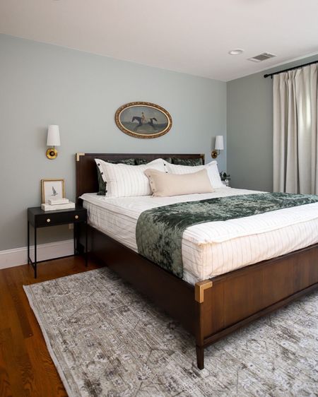 Shop this bedroom! Beddy’s, artwork, sconces, amazon finds, area rug, nightstands, bedroom, curtains, bed, wood bed frame, Wayfair

#LTKhome #LTKfindsunder50 #LTKstyletip