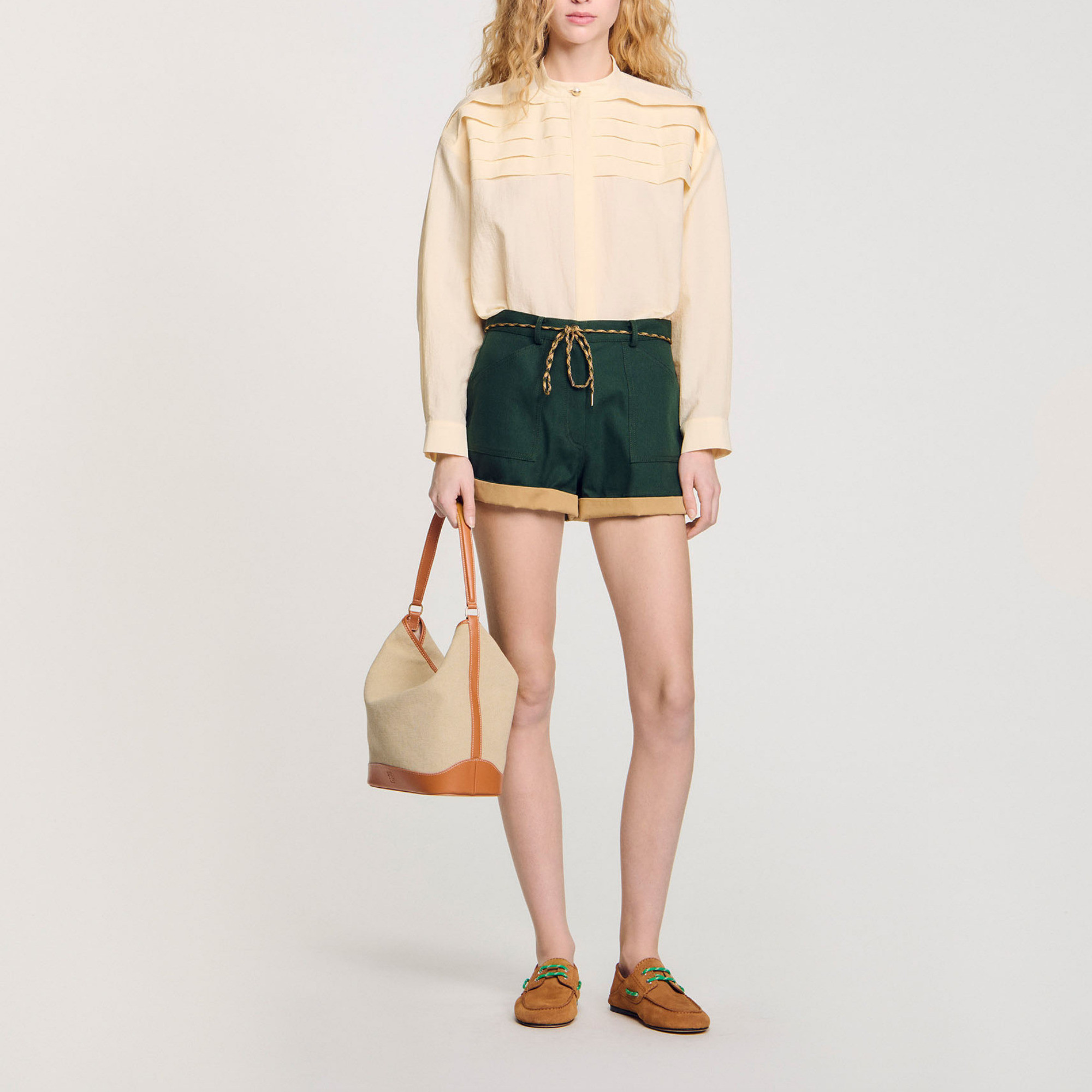 Jewellery detail shirt | Sandro US | Sandro-Paris US