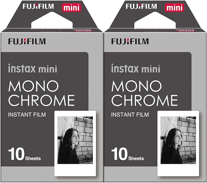 Fujifilm Instax Mini Monochrome Film - 20 Exposures | Amazon (US)