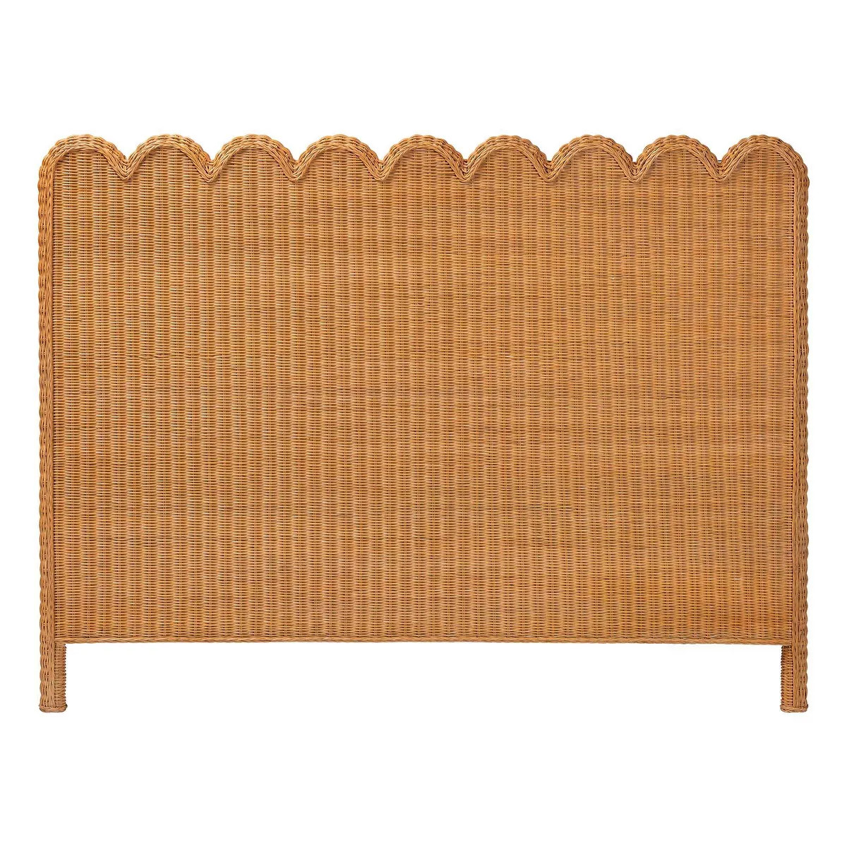 bali & pari Maritza Scalloped Rattan Pitrit Standalone Headboard | Target