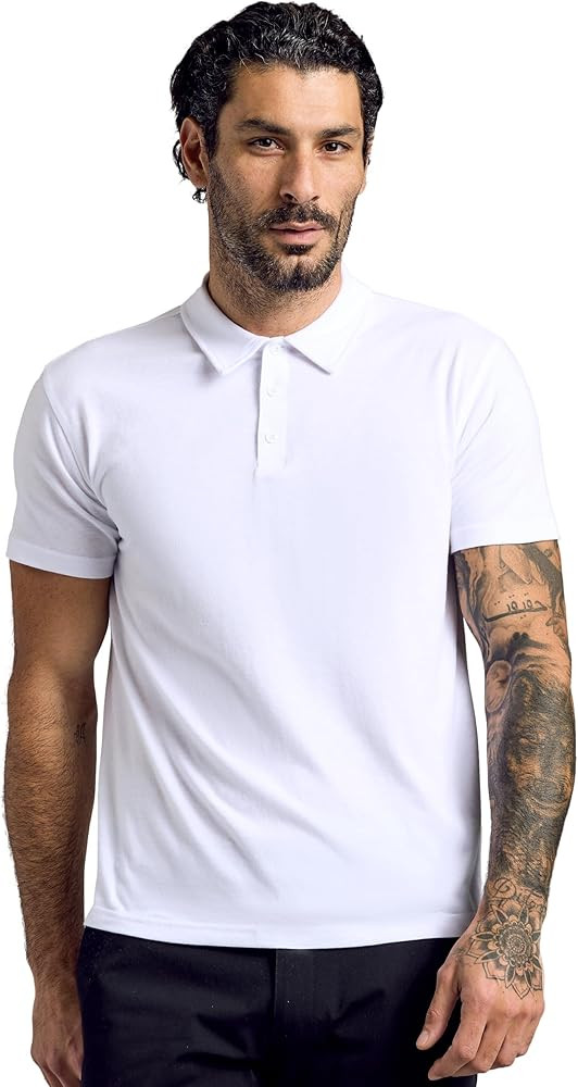 True Classic Novelty Polo Shirts for Men – Mens Polo Shirts Short Sleeve Cotton, Dry Fit Golf S... | Amazon (US)