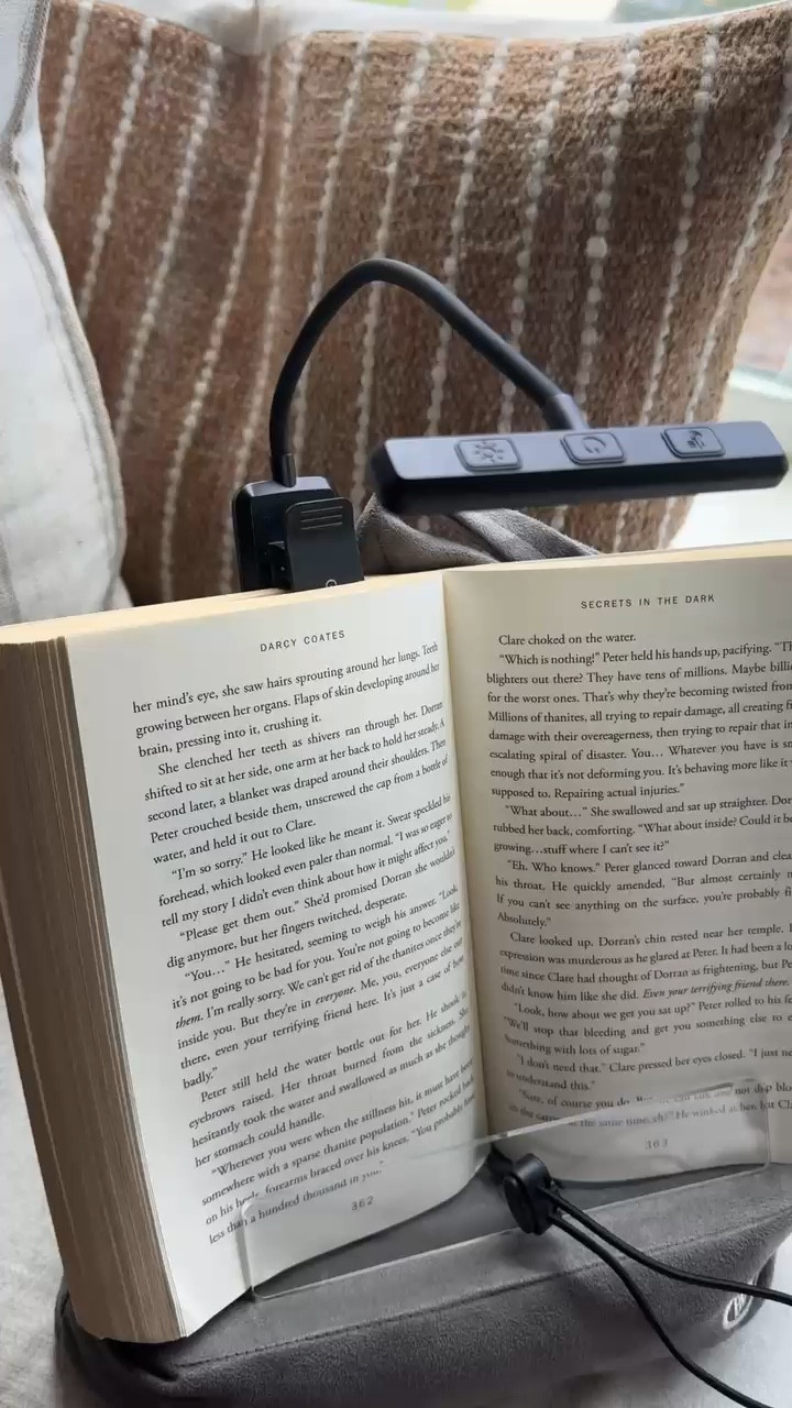 This is my favorite book light and I love its wide light range, different temperature modes and dimming feature. It’s a must for any reader and it’s priced to make it the perfect stocking stuffer or teacher gift. reading light gift idea reading gadget Amazon find home gadgetts

#LTKSaleAlert #LTKVideo #LTKFindsUnder50