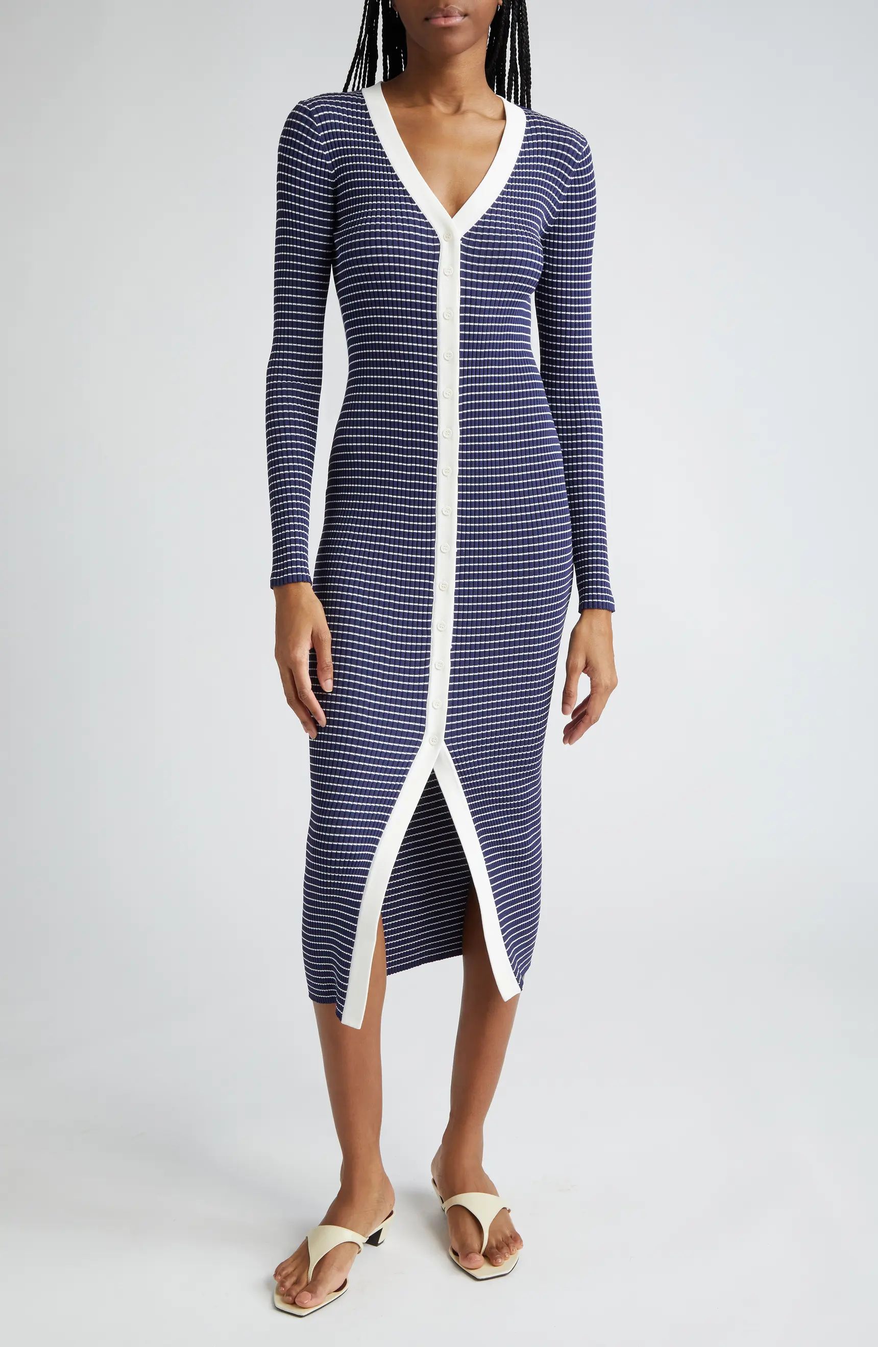 Shoko Stripe Long Sleeve Sweater Dress | Nordstrom
