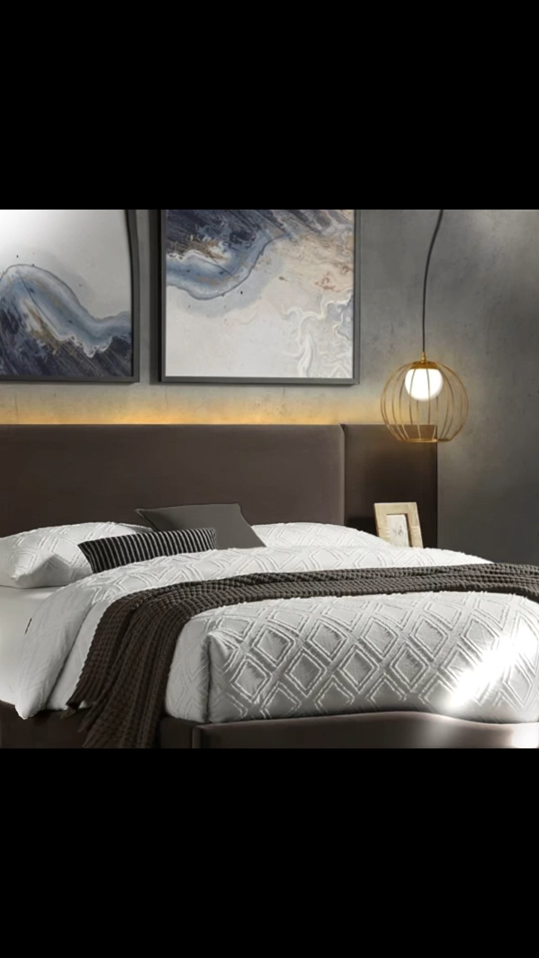 Dahlia King Size Upholstered Bed LED Headboard and USB

#LTKTall #LTKSwim #LTKPlusSize