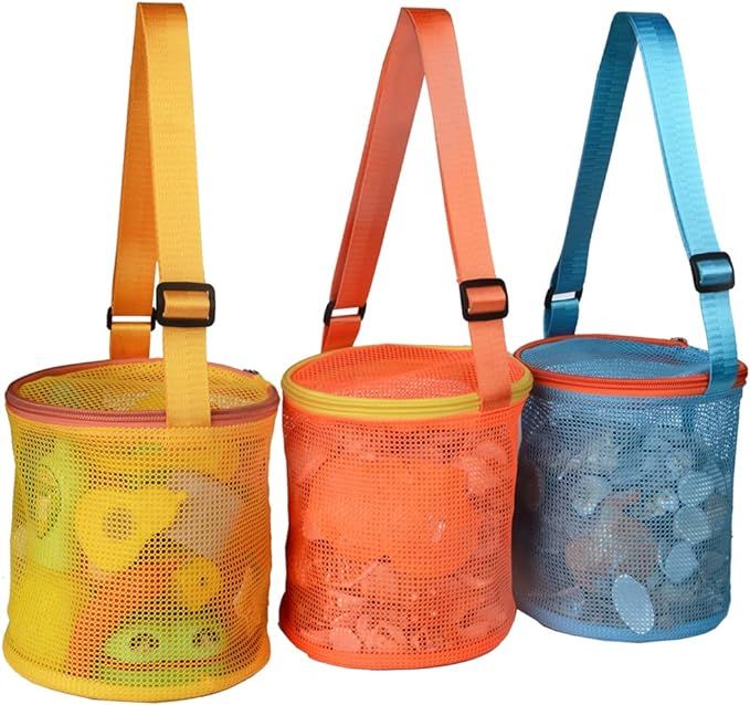 Beach Toy Shell Bag Shell Bag Shell Collecting Bag Sea Shell Bag, Shell bag for Picking Up Shell ... | Amazon (US)