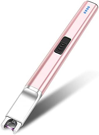 Candle Lighter USB Rechargeable Electric Arc Lighter Windproof Flameless Plasma Lighters Long Gri... | Amazon (US)
