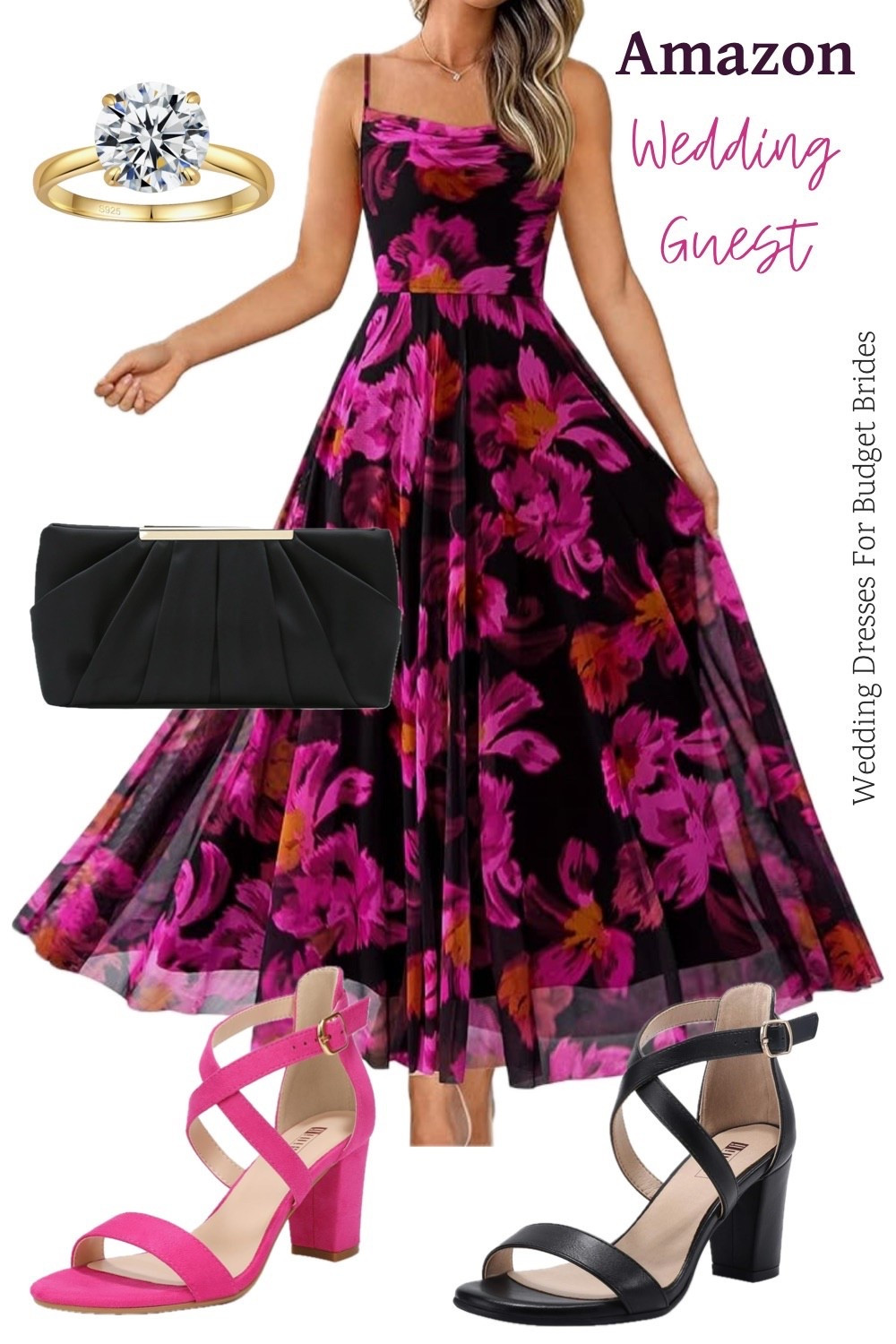 Spring summer outfit idea for the bridal shower or wedding guest. Everything on Amazon and under $50.

Easter outfit, garden party outfit, outdoor wedding, back yard wedding, dressy casual wedding, special occasion dress, cocktail dress, semi formal wedding guest dress, party dress, event dress, plus size dress, travel ring.

#LTKWedding #LTKFestival #LTKSeasonal