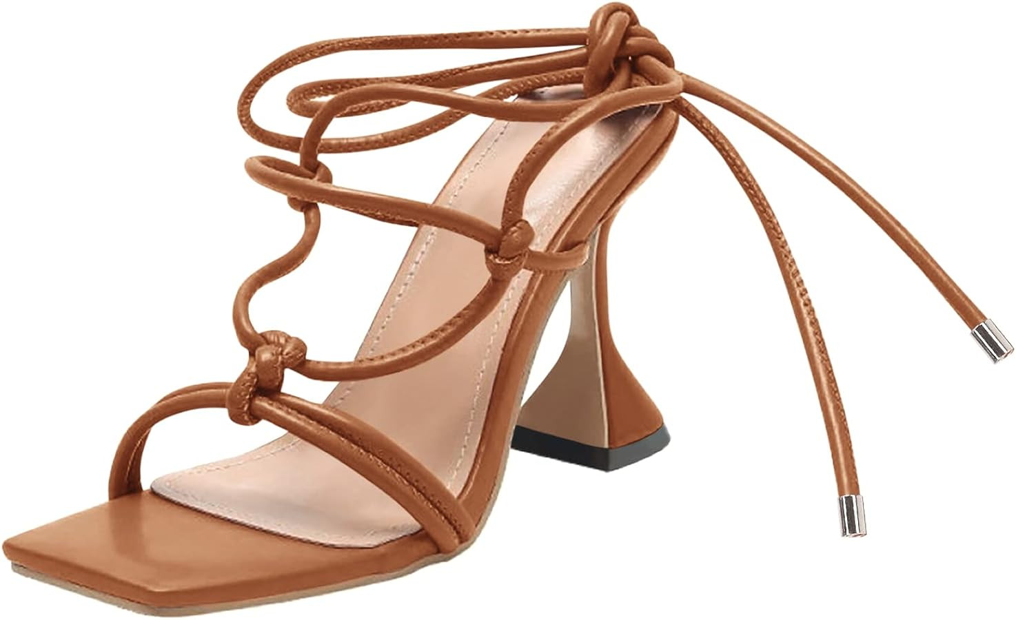 Coutgo Women's Gladiator Heels Shoes | Amazon (US)