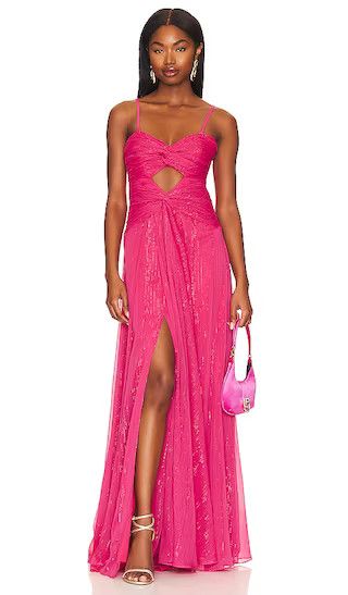 Clea Gown | Pink Gown | spring wedding guest dress spring wedding guest dresses spring dress 2023 | Revolve Clothing (Global)