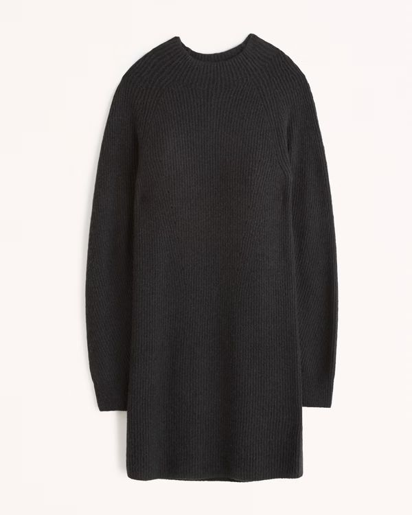 Long-Sleeve Mockneck Mini Sweater Dress | Abercrombie & Fitch (US)