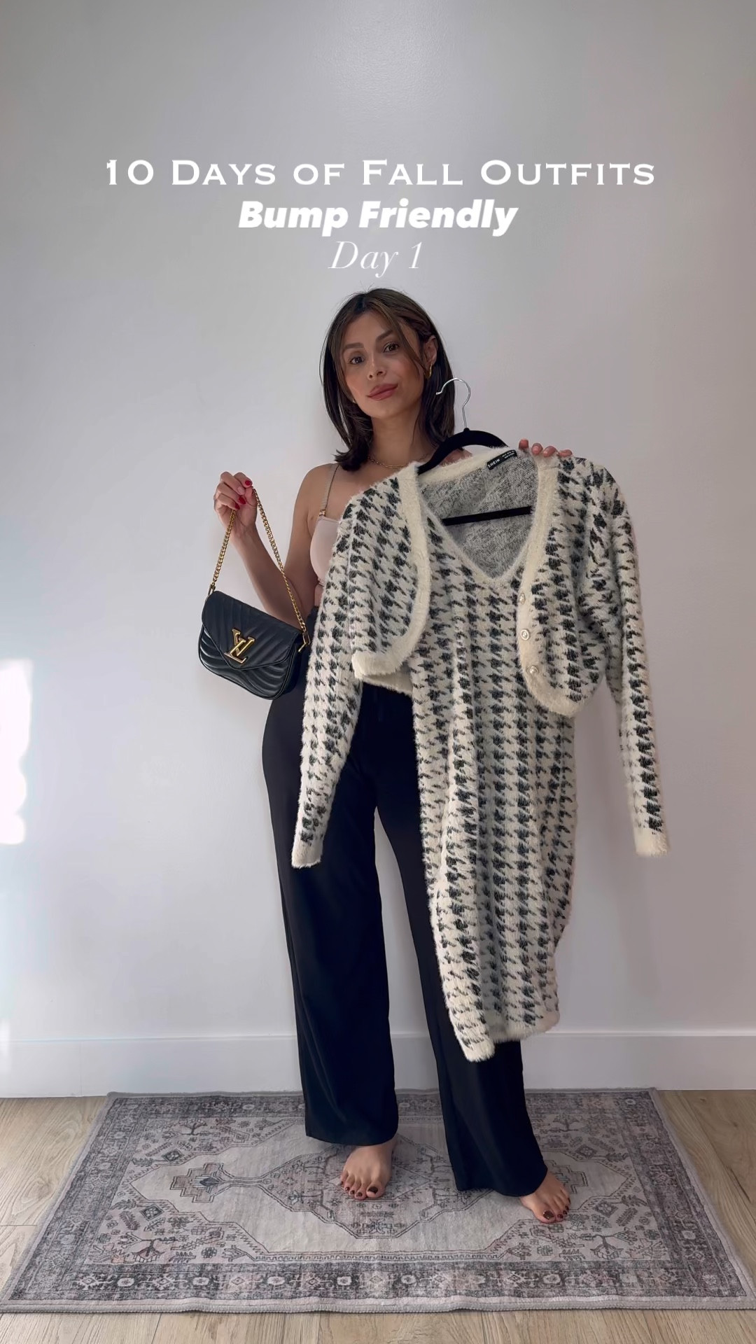 10 Days of Bump Friendly Fall Outfits - Day 1

Maternity Houndstooth Print Cami Dress With Jacket

#LTKHolidaySale #LTKbump #LTKSeasonal