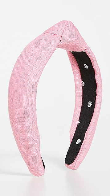 Linen Slim Knotted Headband | Shopbop