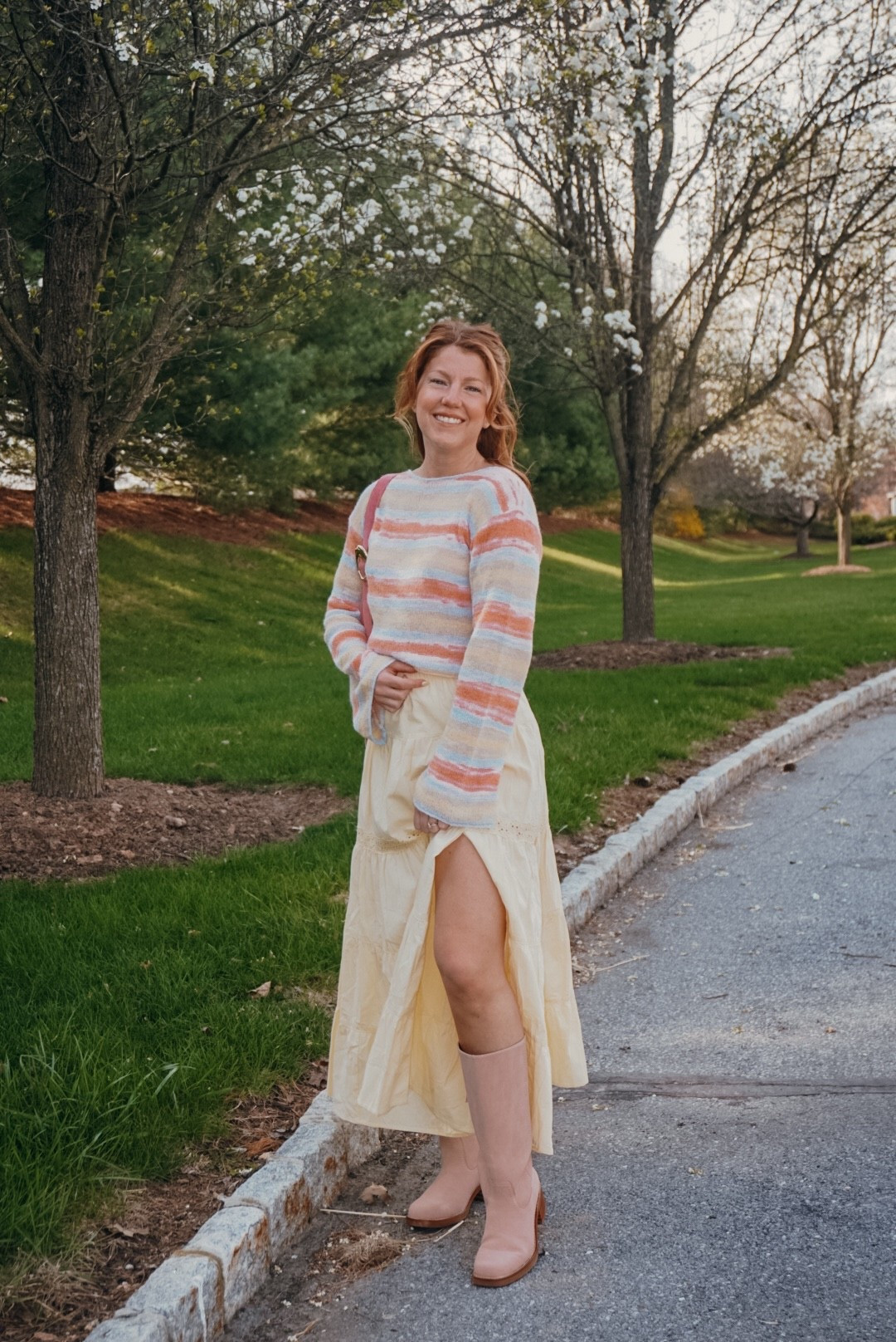 Spring tones: pale yellow and soft pink! 

#LTKgrwm #LTKSeasonal #LTKootd