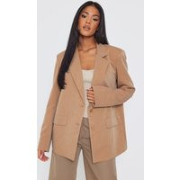 Tall Stone Oversized Blazer | PrettyLittleThing CAN