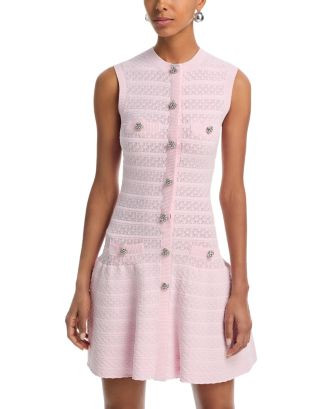 Diamante Knit Mini Dress | Bloomingdale's (US)