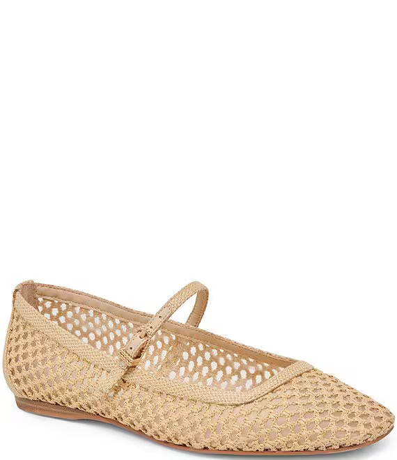 Dolce Vita Reyes Raffia Mary Jane Ballet Flats | Dillard's | Dillard's