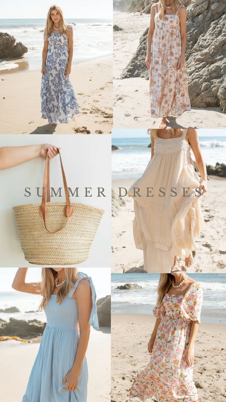 New dresses for summer! And a cute beach tote 😍 These would be so cute for family photos, beach photos, a summer event, etc  

#LTKFindsUnder100 #LTKMidsize #LTKStyleTip
