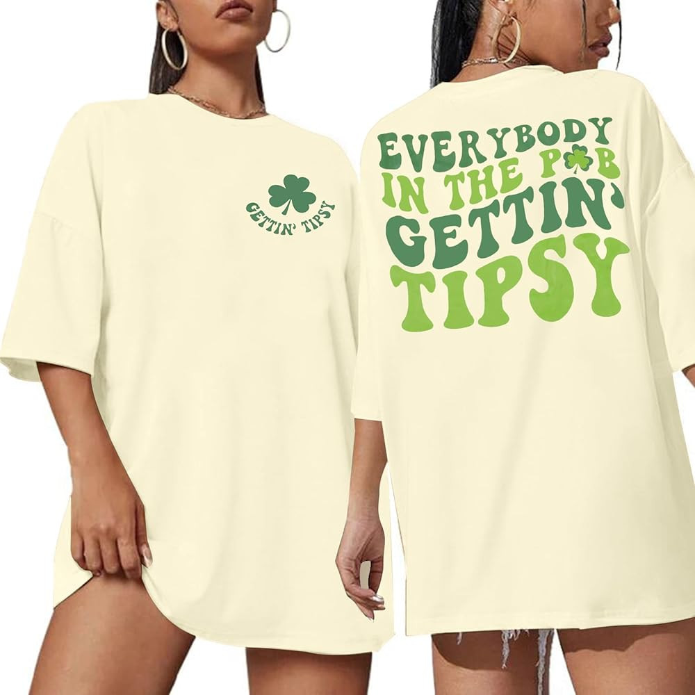 St Patrick Day Shirts Women Irish St Patrick T Shirt Lucky Shamrock Graphic Tees Casual Short Sle... | Amazon (US)