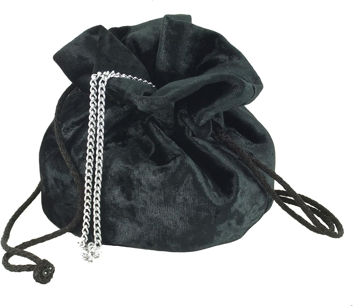 LONI British Hand Made Fantasy Suede Velvet Drawstring Clutch Shoulder Cross-body Bag | Amazon (US)