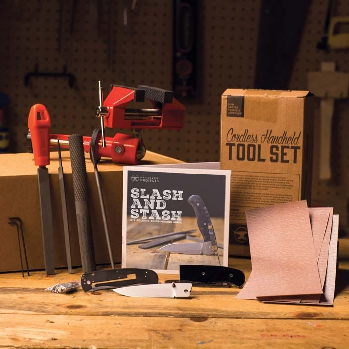 Folding Knife Making Kit | Man Crates