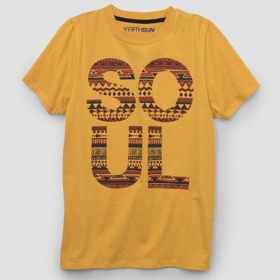 Kids' Short Sleeve Soul T-Shirt - Squash | Target