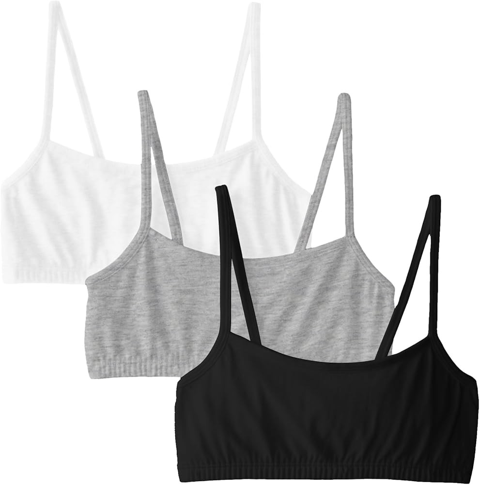 Fruit of the Loom Girls' Spaghetti Strap Sports Bra | Amazon (US)