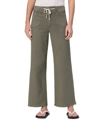 PAIGE Ari High Rise Wide Leg Jeans in Vintage Ivy Green | Bloomingdale's PAIGE Women's Clothing | Bloomingdale's (AU)