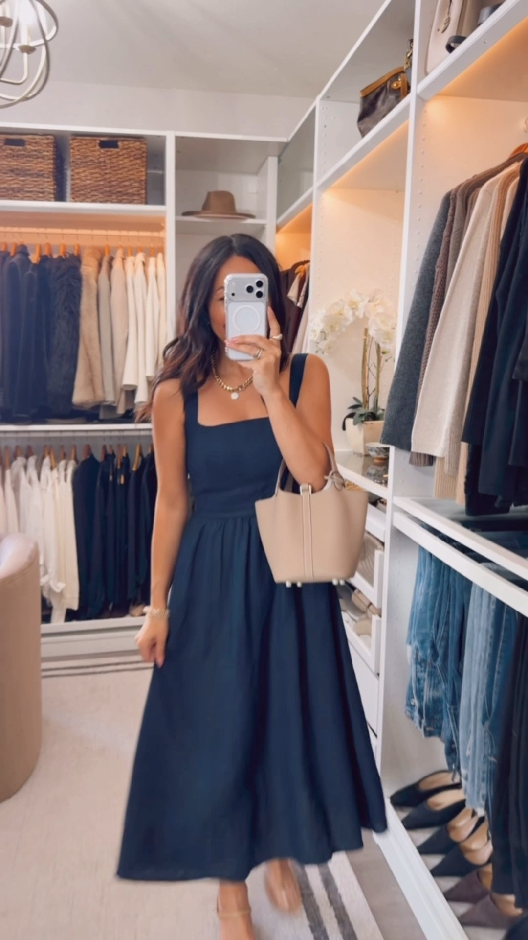 Dresses perfect for Graduation or any weekend plans you have coming up! 
The blue ruffle shirt dress, I sized down 1 to an xs. Everything else is TTS wearing a small

#quincepartner @Quince

#LTKootd #LTKOver40