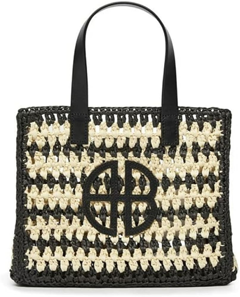 Designer Straw Beach Travel Tote Set Handwove Fish Net Bag Fashion Square Shoulder Handbag 2023 S... | Amazon (US)