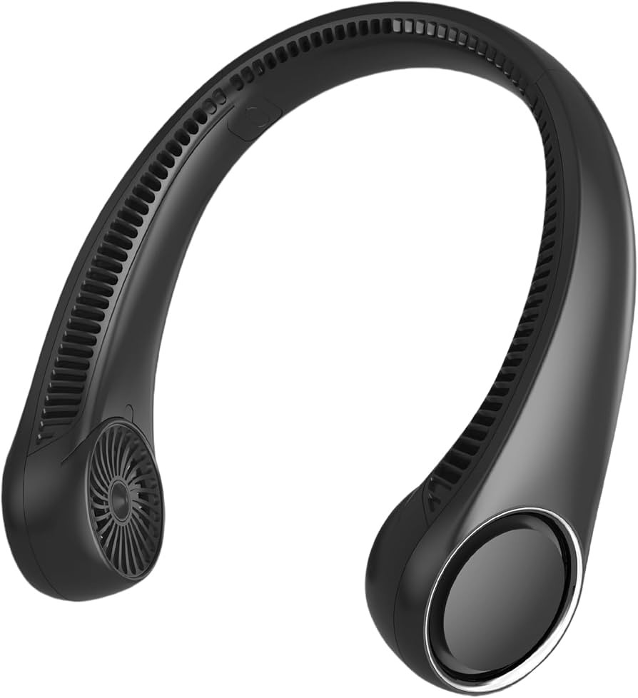 Portable Neck Fan, Hands Free Bladeless, 360\u00b0 Cooling Personal Fan,Wearable Quiet Fan for Ou... | Amazon (US)