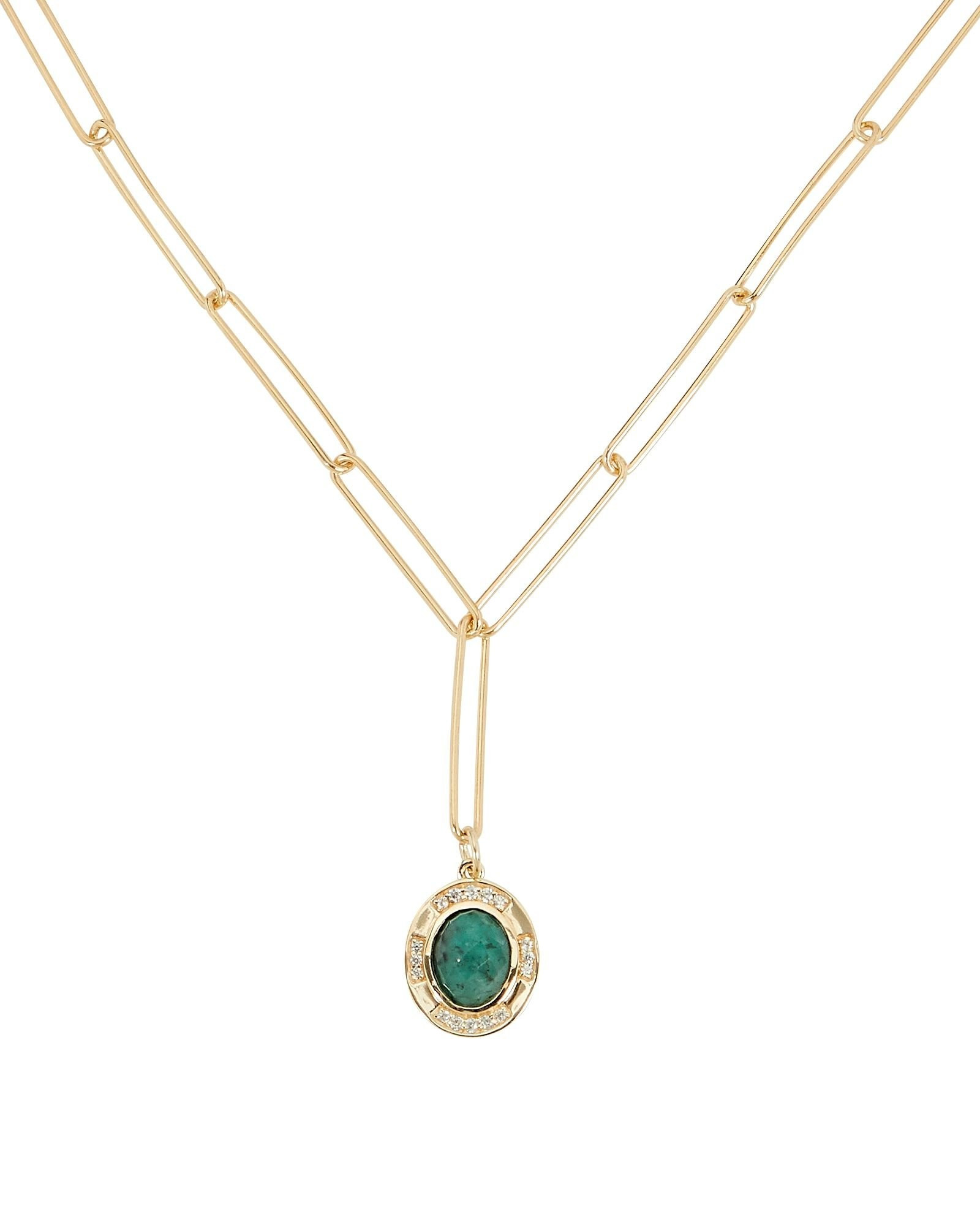 Yaeli Gemstone Pendant Necklace | INTERMIX