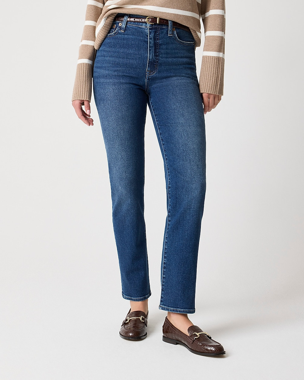 High-rise stovepipe jean in signature stretch+ | J.Crew Factory