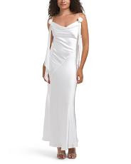 Afterglow Backless Cowl Neck Maxi Dress | TJ Maxx