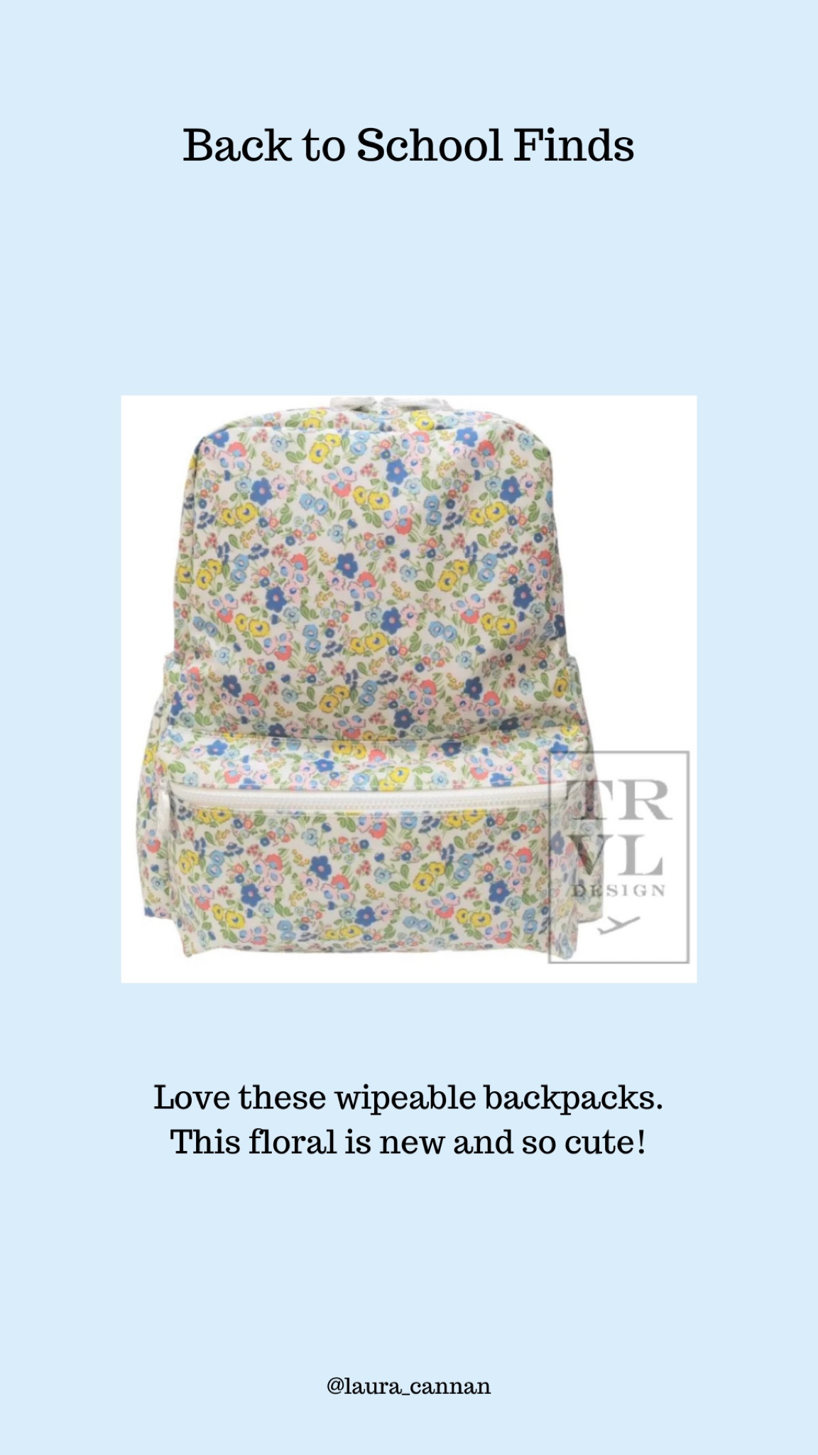 Wipeable backpack for back to school 

#LTKkids #LTKBacktoSchool
