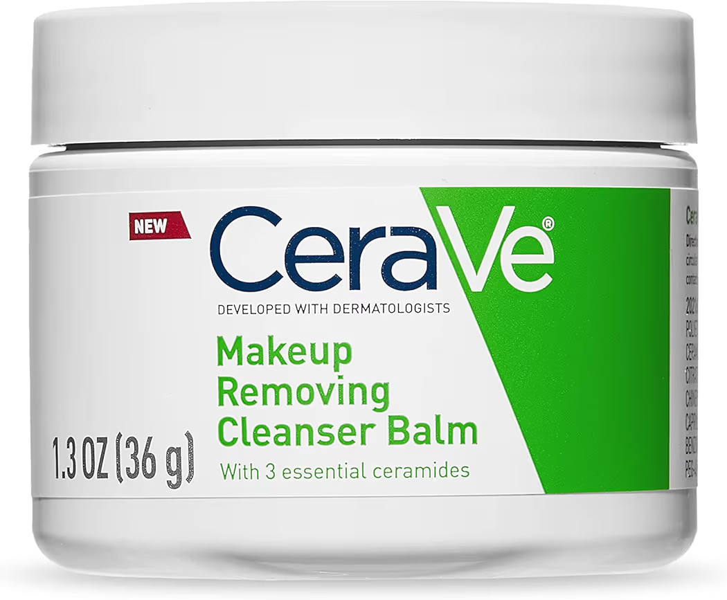 CeraVe Cleansing Balm Makeup Remover, Waterproof Makeup Remover With Ceramides & Plant-Based Jojo... | Amazon (US)