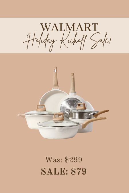 Carote non-stick pans on major sale at Walmart for the holiday kickoff deals event! 

#LTKHolidaySale #LTKhome #LTKsalealert