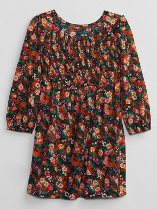 Toddler Smocked Floral Dress | Gap Factory