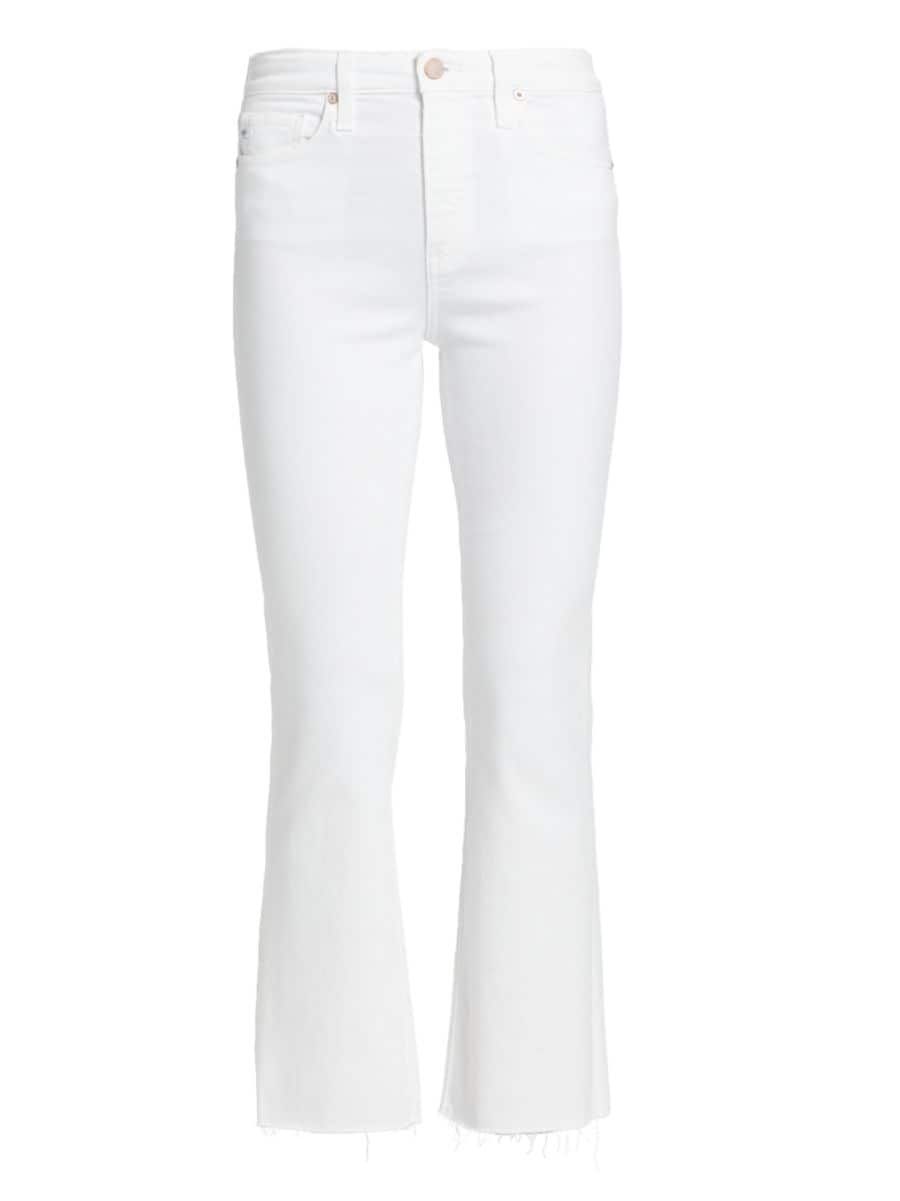 Farrah Cotton-Blend Boot-Cut Jeans | Saks Fifth Avenue