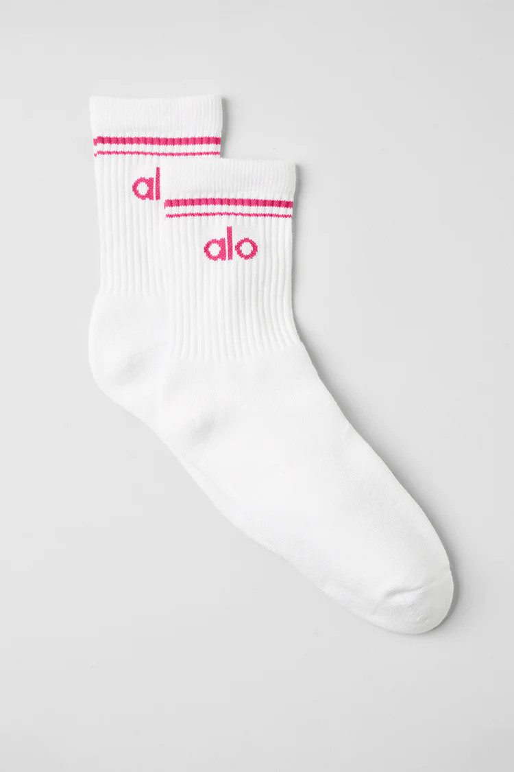 Unisex Half-Crew Throwback Sock | Alo Yoga (US)