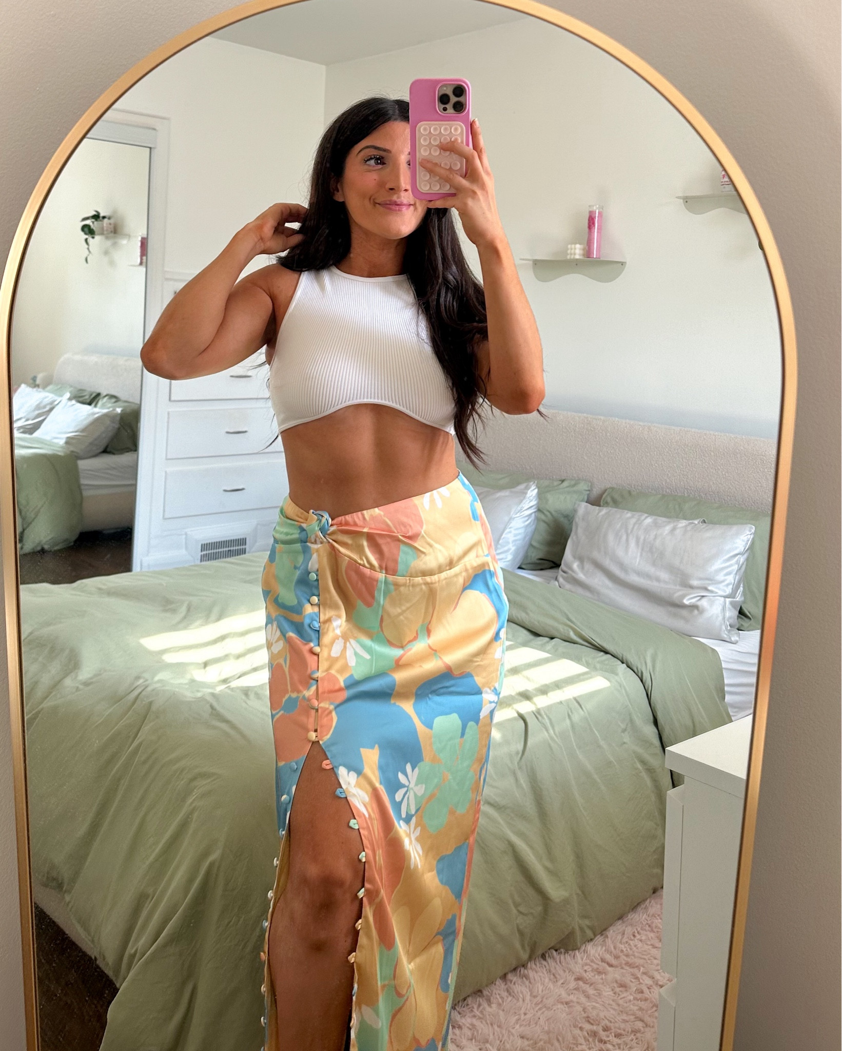 new fave skirt!!! size large 🌸💓 & top is size small!

sabo skirt, saboskirt, midi skirt, maxi skirt, summer outfit, wedding guest dress, floral skirt, tropical skirt, tropical outfit, resort wear, travel outfits, European summer, summer style, Zara style

#LTKstyletip #LTKpartywear #LTKsummer