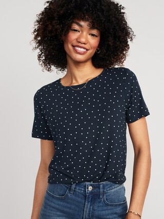 Luxe Crew-Neck T-Shirt for Women | Old Navy (US)